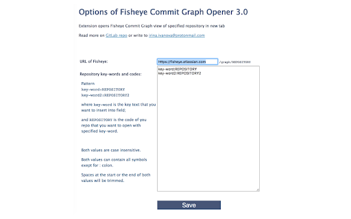 Fisheye Commit Graph Opener