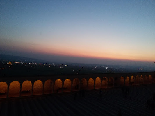 San Francisco cloister in sunset di luisa corfiati