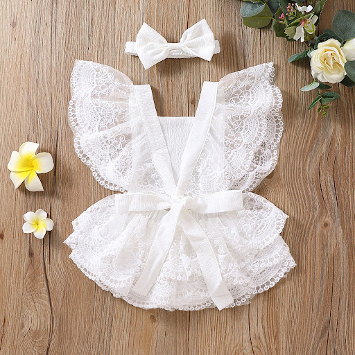 Title 3, Summer Baby One-piece Princess Dress No Hooded,...