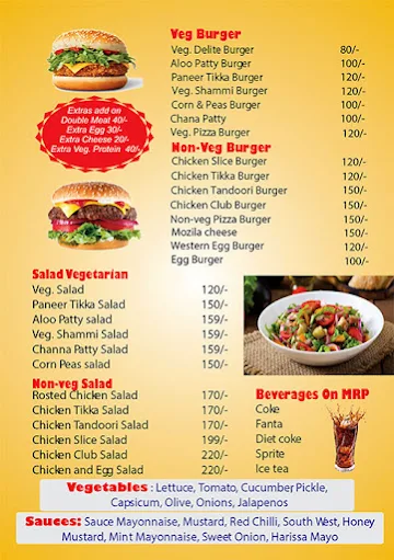 Zayka Food menu 