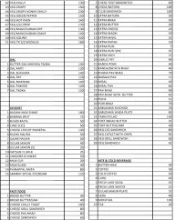 Samrat Bhagur County menu 4