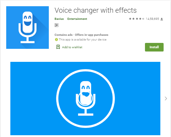 Voice Changer with Effects