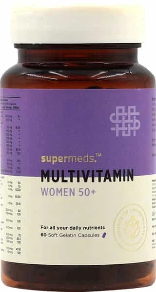 SUPERMEDS MULTIVITAMIN WOMEN 50+ 60CAP