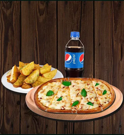 Regular-Margherita Pizza+ Wedges + Pepsi