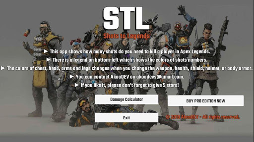 STL - Shots to Legends / Companion  Gun Guide