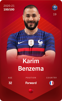 Karim Benzema 2020-21 • Rare 100/100