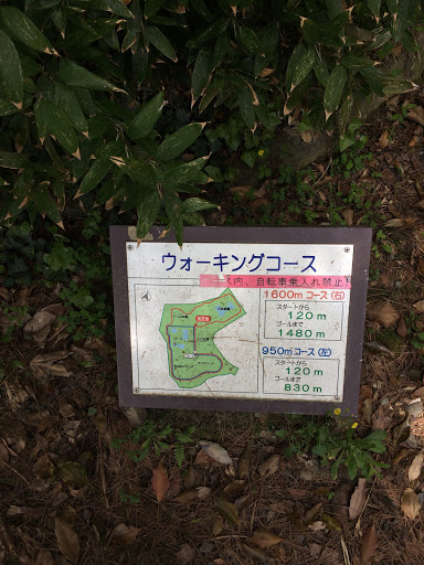 文化記念公園ウォーキングコース案内板