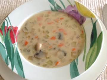 Wild Rice Mushroom Soup