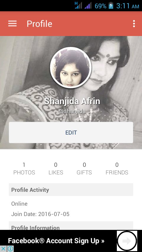 Android application পরকিয়া ডেটিং screenshort
