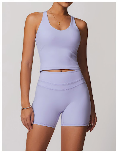Title 22, Cross Beauty Back Yoga Vest Womens Brushed Tig...