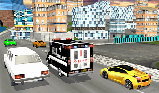 City Ambulance Rescue Driver Ambulance Simulator