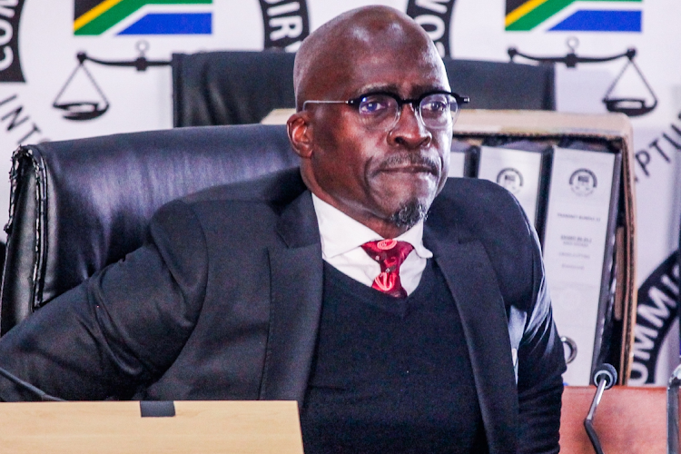 Former minister of public enterprises Malusi Gigaba testifies at the state capture inquiry. File photo.