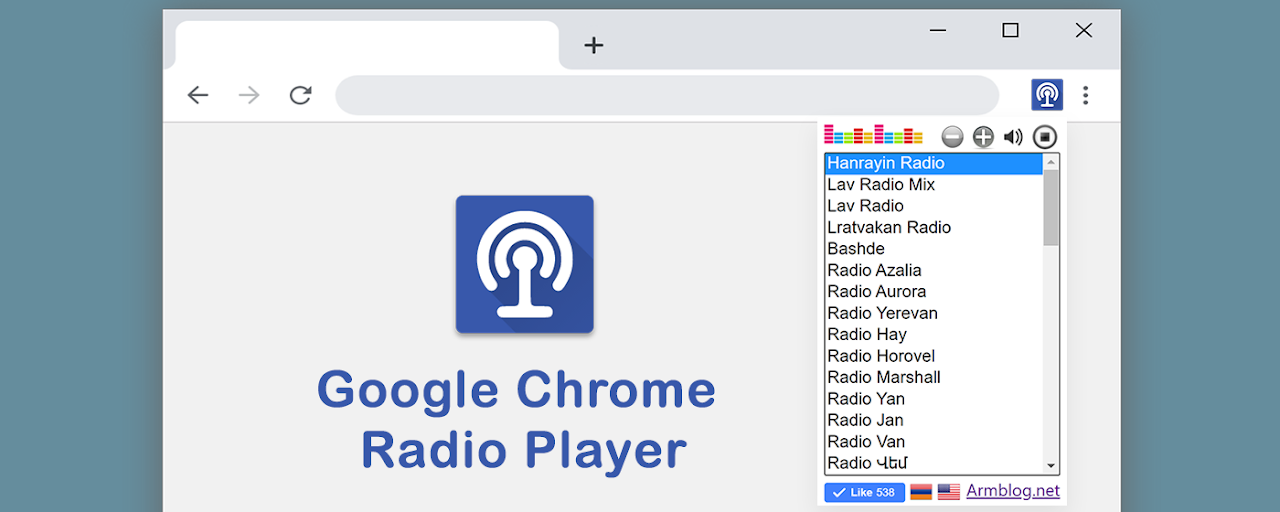 Chrome Radio Player Preview image 2