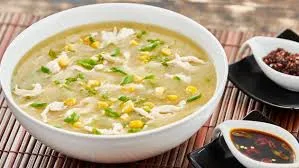 Sweet Corn Veg Soup (Serves 1)