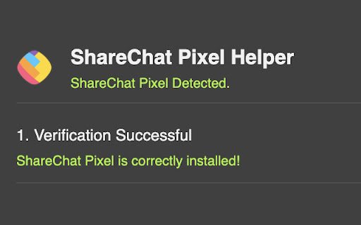 ShareChat Pixel Helper