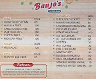 Banjo's The Food Chain menu 3