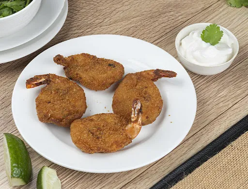 Prawn Mini Cutlet With Mayo Dip