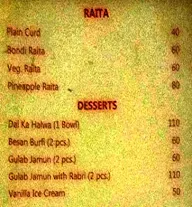 Kalia N Korma menu 3