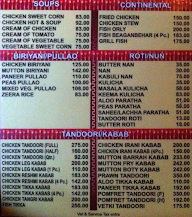 Green Valley menu 1