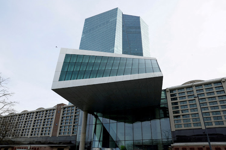 The European Central Bank's headquarters in Frankfurt, Germany, March 16 2023. Picture: HEIKO BECKER/REUTERS