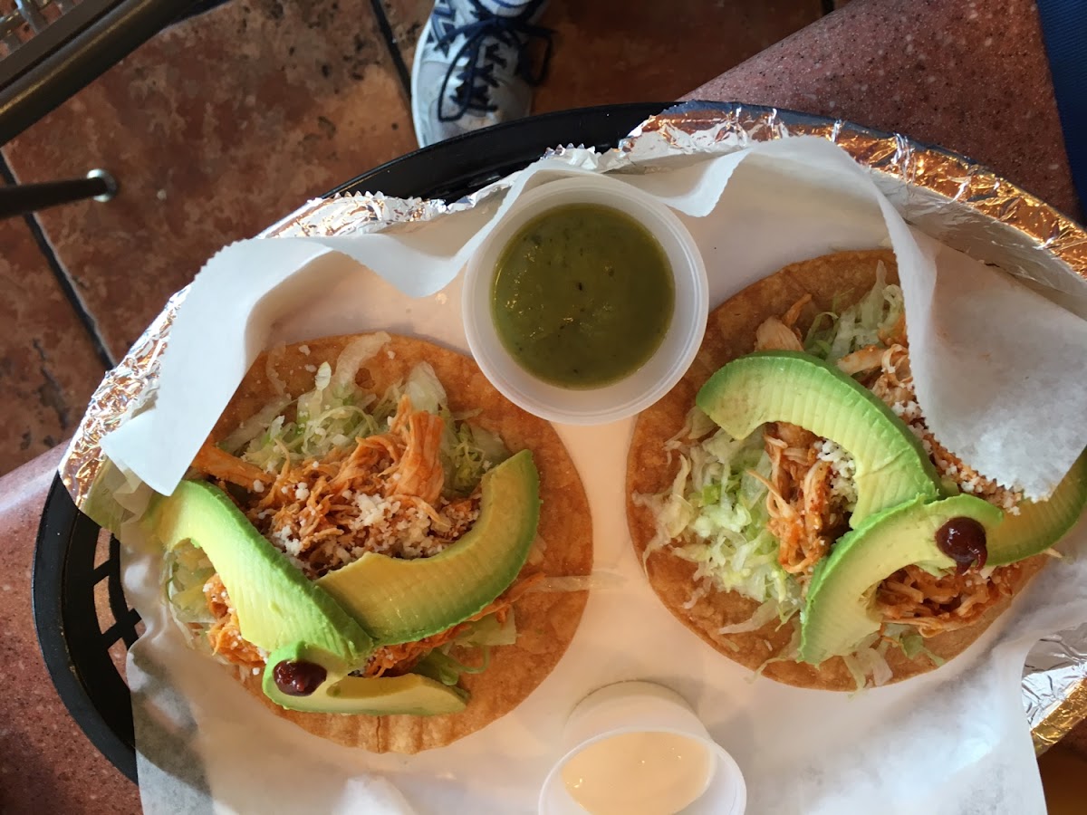 Chicken Tostadas with Avocado 3/2017