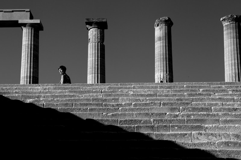 Acropolis of Lindos di Silvio Lorrai