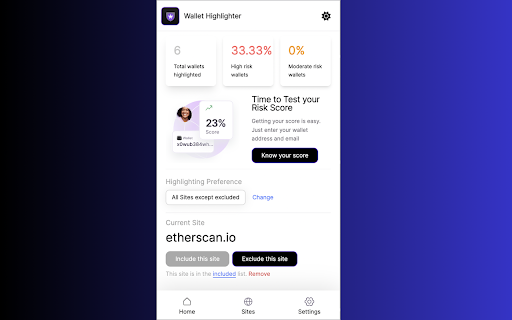 Wallet Highlighter - Crypto Fraud & Risk Tool