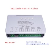 Bộ Điều Khiển Wifi 4 Kênh Qua Điện Thoại - Công Tắc Điều Khiển Từ Xa Dùng App Điện Thoại