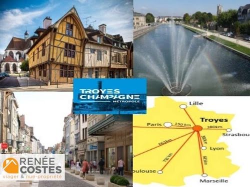 Vente viager 6 pièces 154 m² à Troyes (10000), 47 822 €