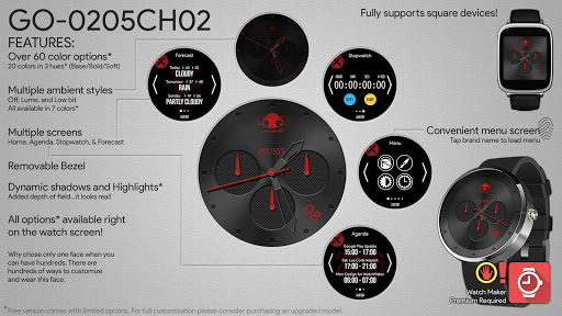 GO-0205CH02 Free Watch Face