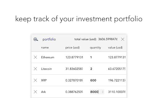 CryptoMonitor - Crypto portfolio tracker!