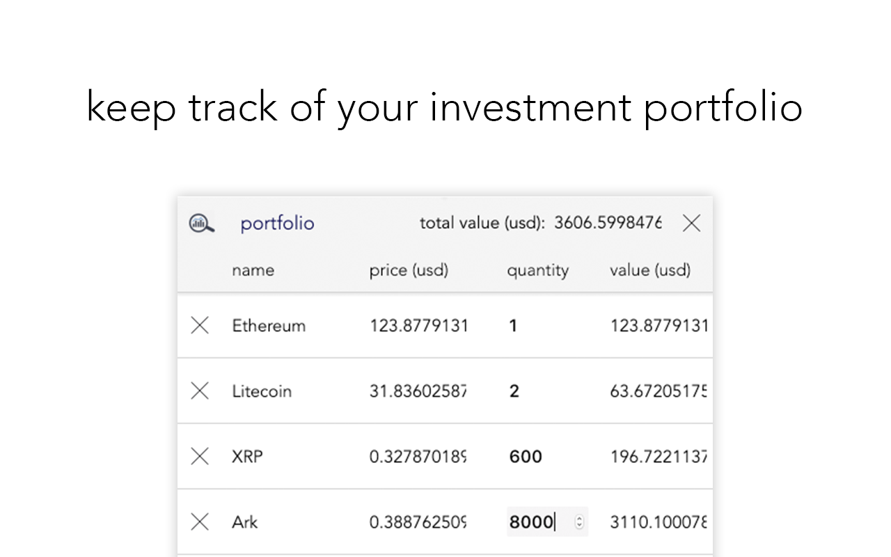 CryptoMonitor - Crypto portfolio tracker! Preview image 5