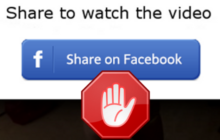 Share on Facebook Blocker for Youtube™ small promo image