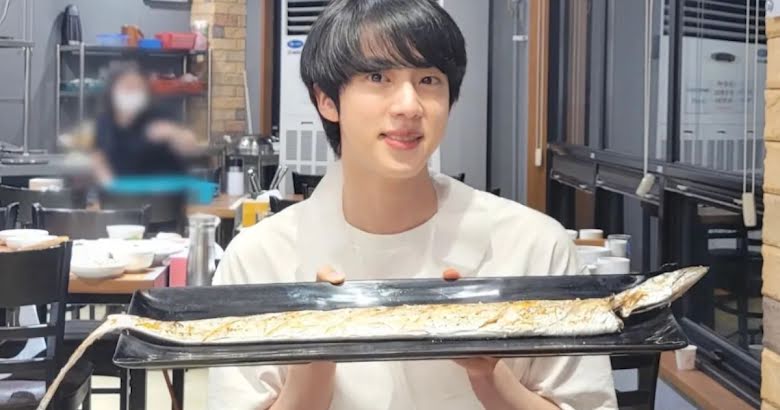 BTS member Jin shows off his cooking skills in the latest BTS VLOG