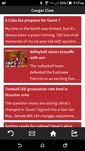 Screenshot Tomball High School