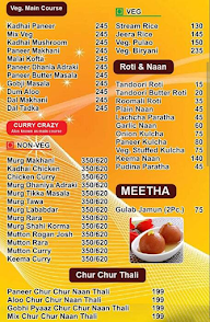 Chawla Chicken Social menu 1