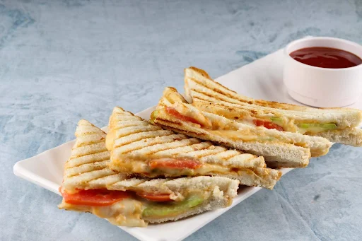 Spicy Grilled Paneer Tikka Sandwich