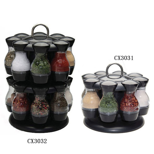 Title 4, Double-layer Rotating Spice Rack For Household ...