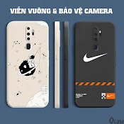 Ốp Lưng Oppo A5 2020 / A9 2020 / A11 / A11X In Hình Nasa L.v Vũ Trụ Và N.i.k.e Cạnh Viền Vuông Có Bảo Vệ Camera