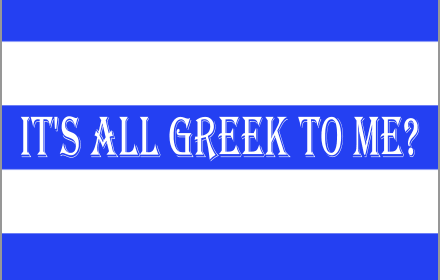 It's all Greek to me! Preview image 0