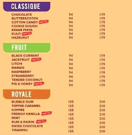 Cream & Fudge menu 2