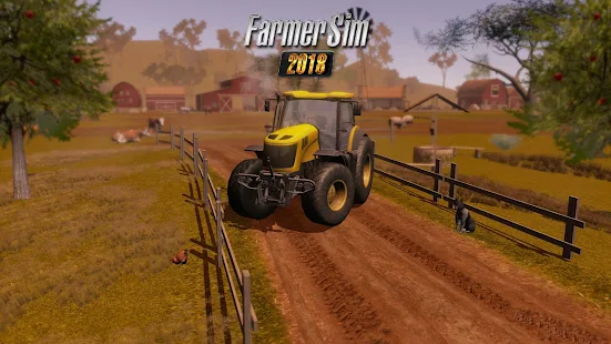  Farmer Sim 2018- 스크린샷 미리보기 이미지  