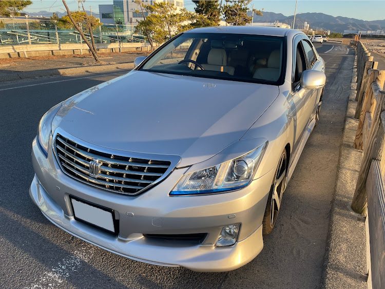 クラウンロイヤルの塩屋海岸・夕日と愛車に関するカスタム事例の投稿画像2枚目