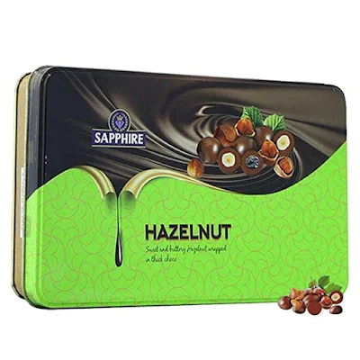 Sapphire Chocolate Coated Hazelnuts - 175 g