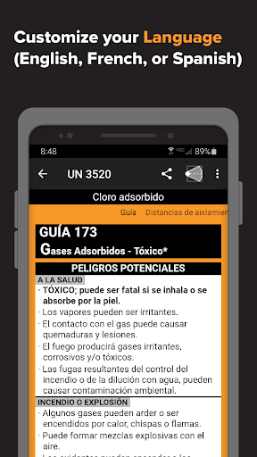 Screenshot ERG for Android