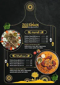 Zeeshan Restaurant menu 7