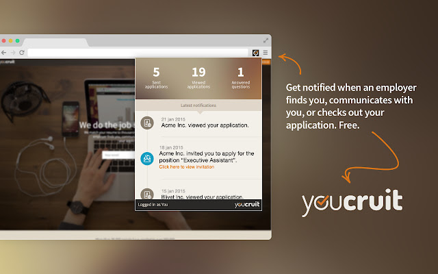 YouCruit Notifications