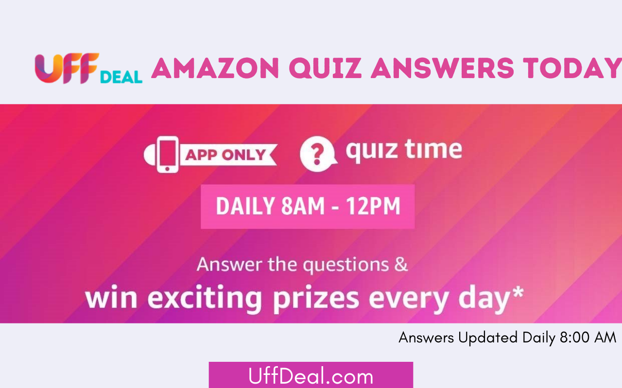 Amazon Quiz Answers Today Preview image 0