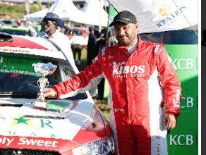 Amaanraj Singh Rai navigator Gurdeep Panesar in a past rally