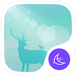 Deer in the forest theme Apk